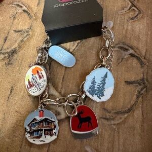 Poparazzi jewelry ( earrings, 1 ring and bracelets) 6 pieces total